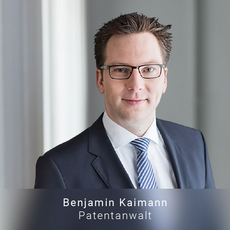 Patentanwalt Benjamin Kaimann